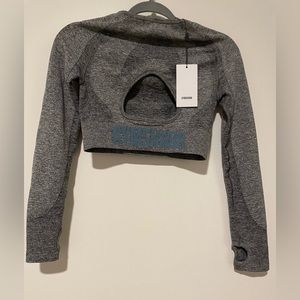 NWT Gymshark Flex Long Sleeve Crop Top - M